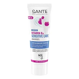БІО-Гель для чутливих зубів Sensitive Care з Вітаміном В12 без фтору SANTE 75 мл