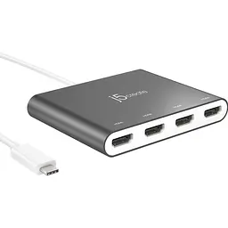 USB-Хаб j5create JCA366-N USB-C на 4xHDMI (JCA366-N)