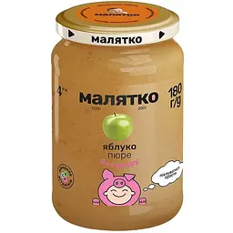 Пюре Малятко Яблуко, 180 г