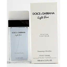 Dolce Gabbana Light Blue Pour Femme Dreaming in Portofino 100 мл тестер туалетна вода
