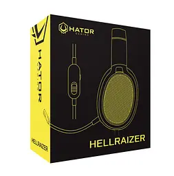 Ігрові навушники з мікрофоном Hator HTA812B Hellraizer Black - мініатюра 6
