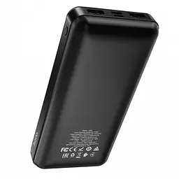 Зовнішній акумулятор Power bank HOCO J72A 20000mAh Повербанк для телефона / Павербанк Чорний - мініатюра 4