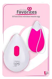 Віброяйце Dream Toys All Time Favorites 10 Functions Remote Egg, 6, 2х3,2 см рожевий - мініатюра 2