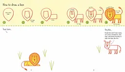 Step-by-step Drawing Zoo Animals - Fiona Watt, англ. мова (9781474989787) - мініатюра 2