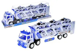 Автовоз з машинками інерційний 8898B в ковпаку р.56x13,5x18 см YG Toys - мініатюра 2