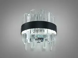 Світильник настінний LED Diasha 836/2PB, 18W, чорний, IP20, 990 лм, сучасний стиль - мініатюра 2