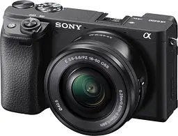 Бездзеркальний фотоапарат Sony Alpha A6400 Kit 16-50mm Black (ILCE6400LB.CEC) UA [87941] - мініатюра 2