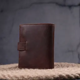 Невеликий чоловічий гаманець у vintage шкіри 9,5х11х2,5 см KARYA 9,5х11х2,5 см acs0024259 - мініатюра 9