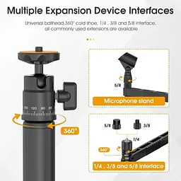 Штатив-тримач Ulanzi LS23 Desktop Setup Stand UV-2913 LS23 Black - мініатюра 7