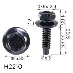 Гвинт з шайбою Chrysler M6 (6025329) (H2210)