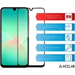 Скло захисне ACCLAB Full Glue Samsung A26 Black (1283126608025) - мініатюра 3