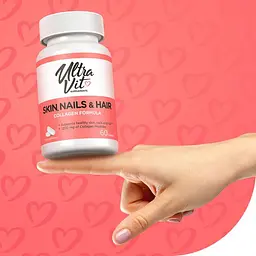 Натуральний комплекс VPLab UltraVit Skin, Nails & Hair 60 капсул - мініатюра 3
