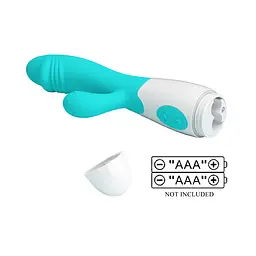Вібратор з кліторальною стимуляцією Pretty Love Snappy light blue PRETTY LOVE BI-014173-A1 101958 - мініатюра 2