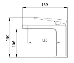 Змішувач для раковини Qtap Gemini Loop QTGEM2701CRM45699 - мініатюра 4
