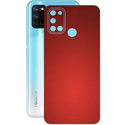 Захисна плівка StatusSKIN для Realme 7i 2020 Корпус Вініл червона, матова