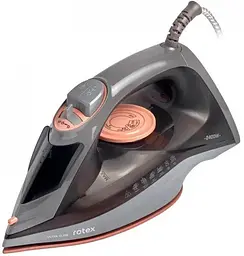 Прасувальна праска Rotex RIC41-C Ultra Glide Керамічне покриття 2400Вт Резервуар 220мл Чорний/Помаранчевий - мініатюра 6