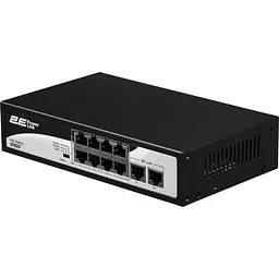 Комутатор 2E Network active 2E PowerLink SP802F 8xFE PoE+, 2xFE Uplink, 96Вт (2E-SP802F-2) - мініатюра 3