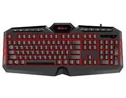Клавіатура XTRIKE ME KB-509 USB RGB чорний (6932391923559)