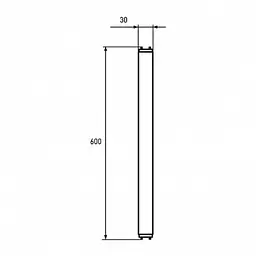 Лампочка Eurolamp G13 (LED-T8-9W/4000(nano)) - мініатюра 3