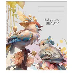 Зошит учнівський "Beauty" 048-3268L-1 у лінію, 48 аркушів