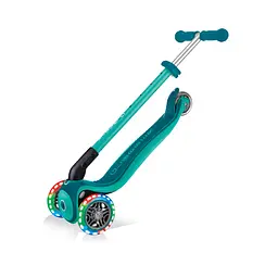Самокат Globber Primo foldable plus lights, колеса з підсвічуванням, зелений (439-107) - мініатюра 12