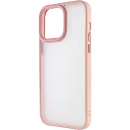 TPU+PC чохол Metal Buttons для Apple iPhone 14 Pro 6.1" Розовий - мініатюра 3