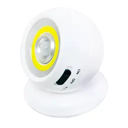 Світильник настінний LED SmartLight ML-03, з датчиком руху, акумуляторний, білий, 3 Вт, 9×7.5×7.5 см - мініатюра 8