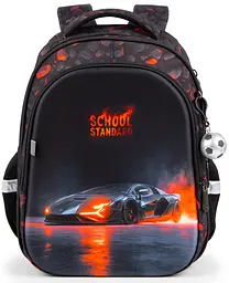 Шкільний ортопедичний рюкзак 6 в 1 для хлопчика School Standard 38х30х18 см з Машиною для молодших класів (SET 150-35) - мініатюра 2