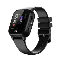 Смарт годинник-телефон дитячі C005 з камерою GPS SIM-карта Black (18333)