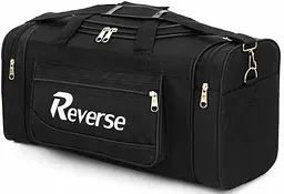 Містка дорожня сумка з кордури Reverse 58L Чорна