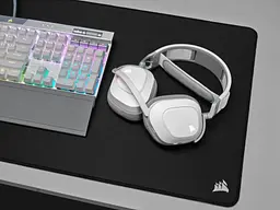 Навушники Corsair HS80 RGB Wireless White (CA-9011236-EU) - мініатюра 7