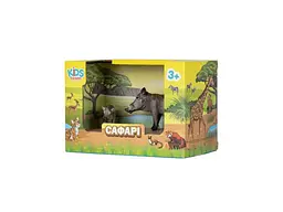 Набір тварин KIDS TEAM ANIMALS Сафарі Q9899-A33 Кабан Африканський бородавочник та дитинча