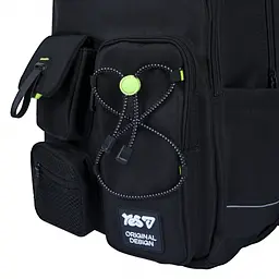 Рюкзак шкільний Yes TS-43L Just Black 43х30х16 см чорний (550480) - мініатюра 7