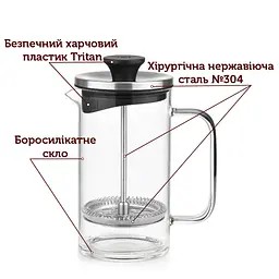 Френч-прес Samadoyo, 450 мл - мініатюра 4