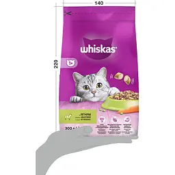 Сухий корм для котів Whiskas з ягням 300 г - мініатюра 6