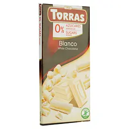 Шоколад білий Torras без цукру 75 г - мініатюра 2