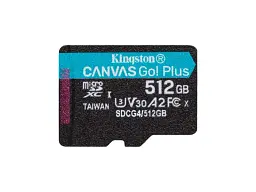 Карта пам'яті Kingston Canvas Go Plus Gen4 MicroSDXC 200MB/s A2 U3 V30 512 GB (SDCG4/512GBSP)