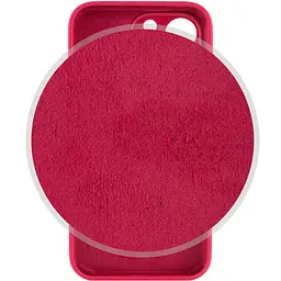 Чохол Silicone Case Full Camera Protective AA для Apple iPhone 14 Pro 6.1" Червоний / Rose Red - мініатюра 3