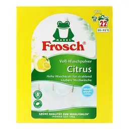 Пральний порошок-концентрат Frosch Цитрус 1450 г - мініатюра 2