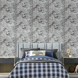 Самоклеюча 3D панель Sticker Wall під чорний мармур у рулоні 3080x700x3мм R061-3 SW-00001395 - мініатюра 7
