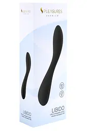 Вібратор Pleasures Premium Libido 19.5 см чорний - мініатюра 4