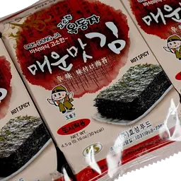 Чіпси норі Ock Dong Ja з гострими спеціями 4.5г - мініатюра 4