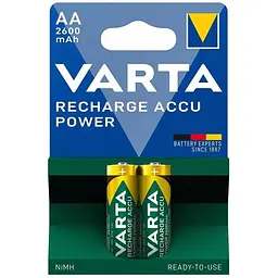 Акумулятор Varta AA 2600mAh * 2 NI-MH Power (5716101402)