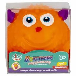 Іграшка-антистрес Kids Team Antistress Монстрик Маршмелоу помаранчевий (CKS-10775) - мініатюра 2
