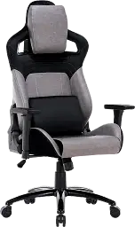 Геймерське крісло GT Racer чорне із сірим (X-2420 Black/Gray) - мініатюра 2
