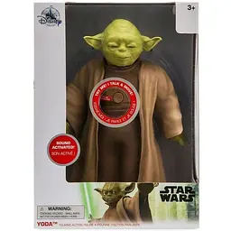 Фігурка інтерактивна Yoda що говорить Йода зі світловим мечем Зоряні війни 23см Disney SW Y 16.46