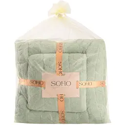 Набір рушників Soho Green 2 шт. (35*75+70*140см, мікроф. Green) - мініатюра 4
