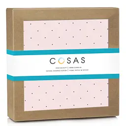 Пелюшка багаторазова Cosas непромокаюча Mini Dots CS1 100x120 см, рожева