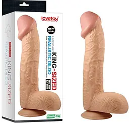 Фалоімітатор King-Sized Realistic Dildo 10.5" тілесний - мініатюра 1