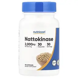 Наттокіназа Nutricost 100 мг 30 капсул